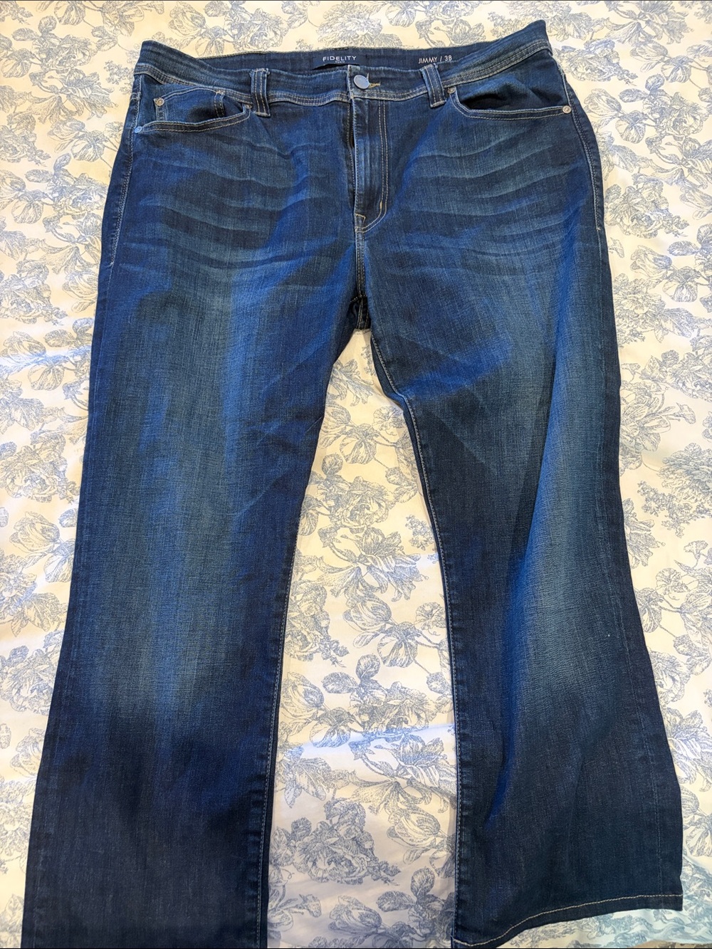 Fidelity Men’s Dark Blue Bootcut Jeans